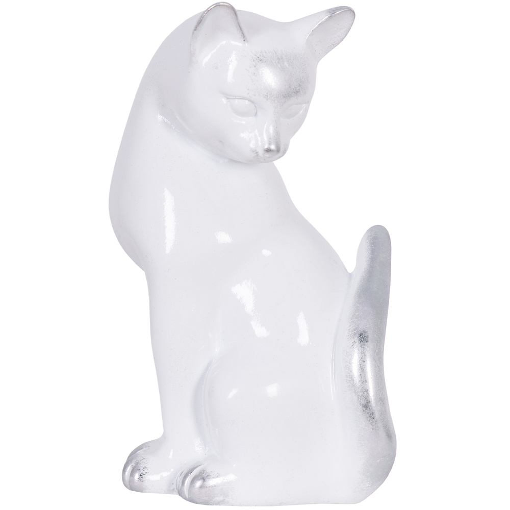 Статуэтка Кошка Грация Белый