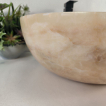 Каменная раковина из оникса Bowl Yellow TinLip BO-04722 (45*45*17) 0199 из натурального камня