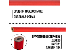 Строительный карандаш 180 мм FIT