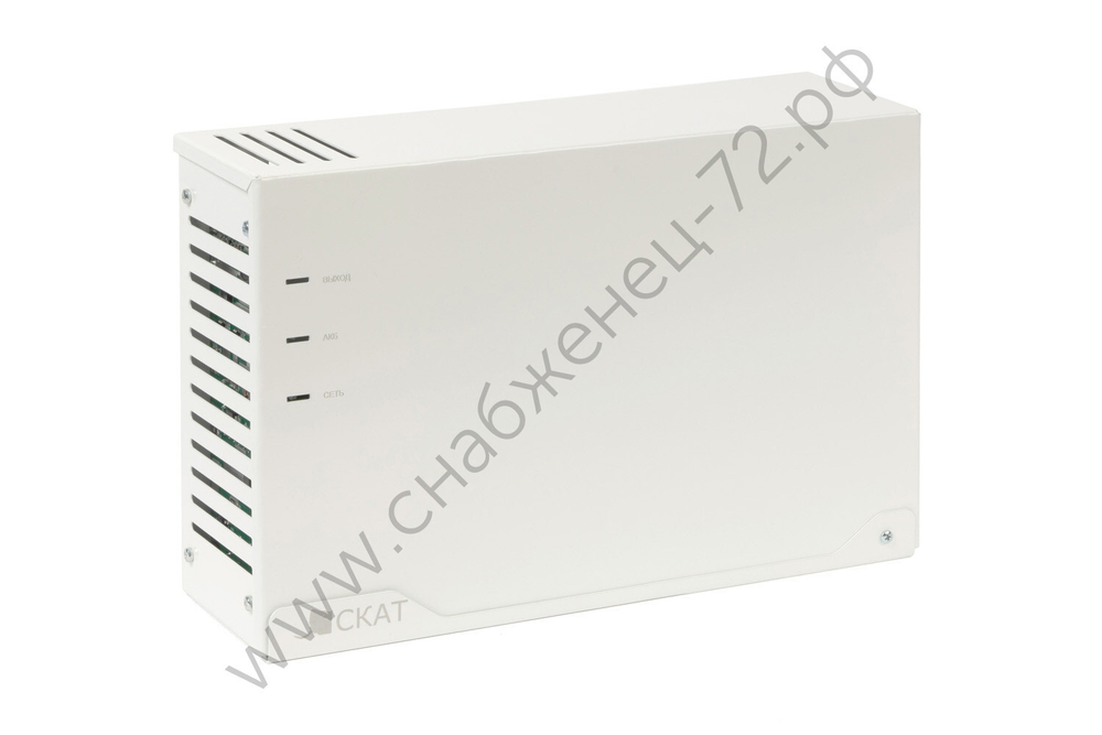 СКАТ-1200 И7 исп.1 (СКАТ ИБП-12/4-2x7) источник питания 12В 4А корпус АКБ 2x7 Ач или 1х17 Ач