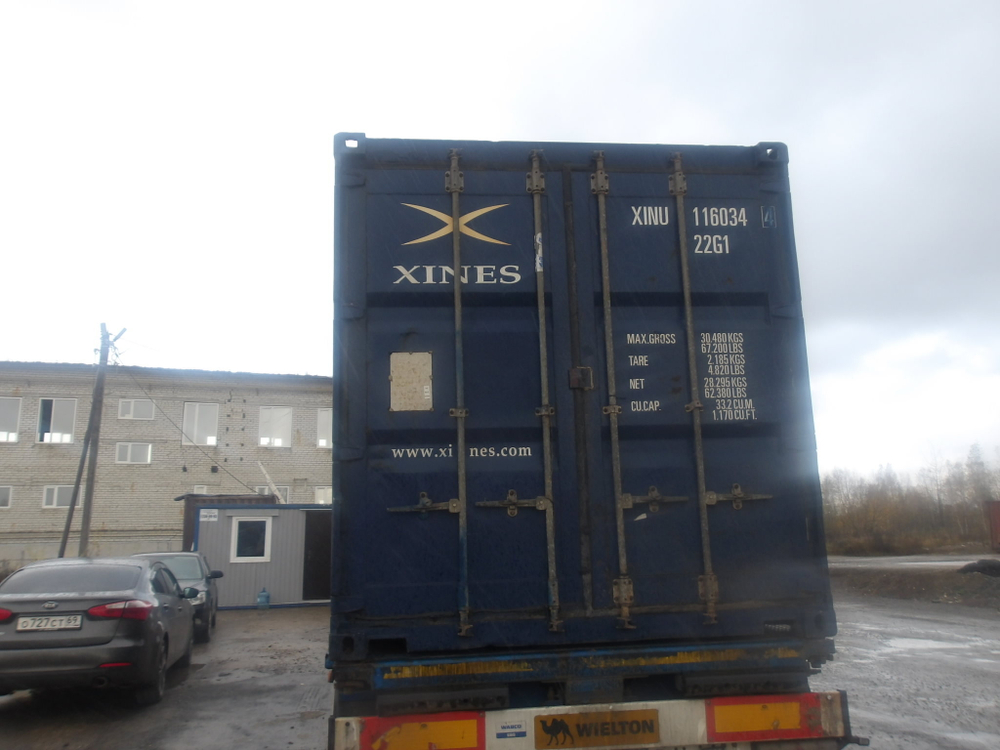 Контейнер 20 футов № XINU1160344