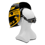 Щиток защитный лицевой (маска сварщика) F10, см. окно 100х96, Real Color, DIN 4-8/9-13 Denzel