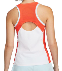 Женский топ теннисный Nike Court Dri-Fit Slam Tank - белый