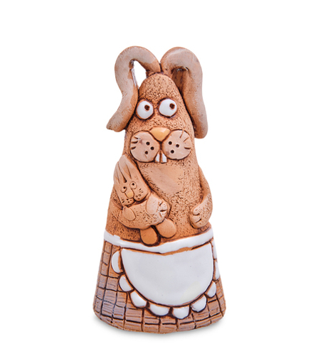 ZLC-198 Колокольчик «Зайчиха с зайчонком»