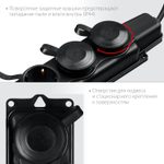 ЗУБР КГ-325-Ш3, КГ, 3 x 2.5 мм2, IP44, 15 м, 3 гн., 4000 Вт, силовой удлинитель, Профессионал (55024-15)