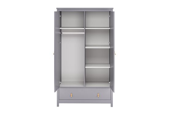 Шкаф Wood 2-х створчатый (серый)