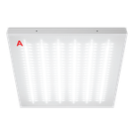 Светильник ЧИСТЫЙ ОФИС ДВО03-052 с БАП EM3 54Вт 6500К IP54 Микропризма 6500лм 595х595х48мм WOLTA PRO