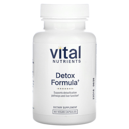 Vital Nutrients, Формула детоксикации, 60 веганских капсул