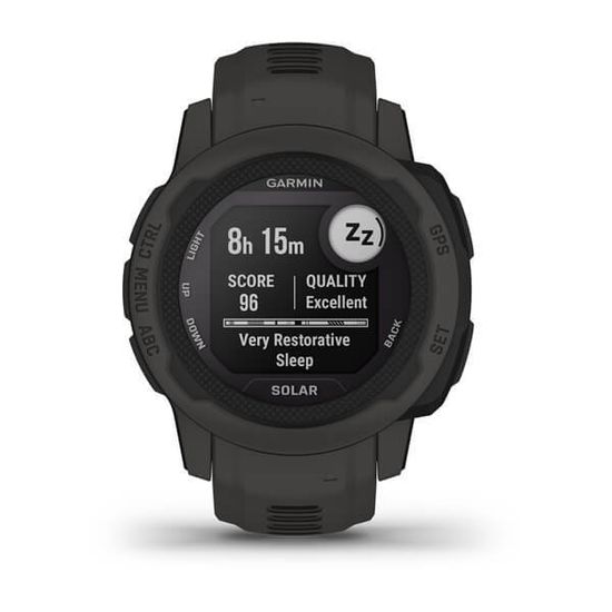 Умные часы Garmin Instinct 2S Solar черный