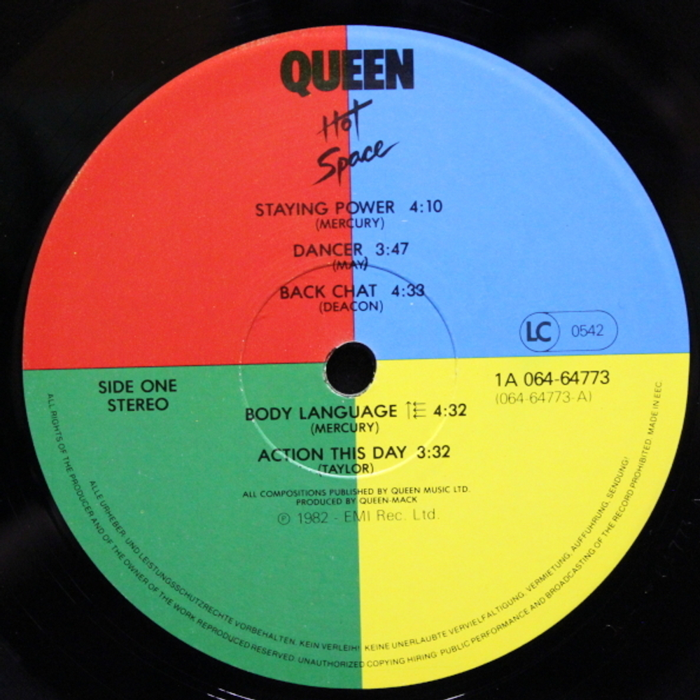 Queen / Hot Space (LP)