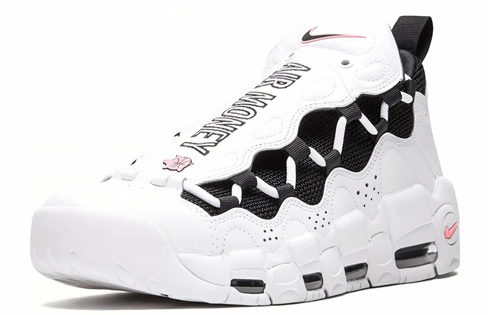 Кроссовки Nike Air More Money White Black Coral Chalk