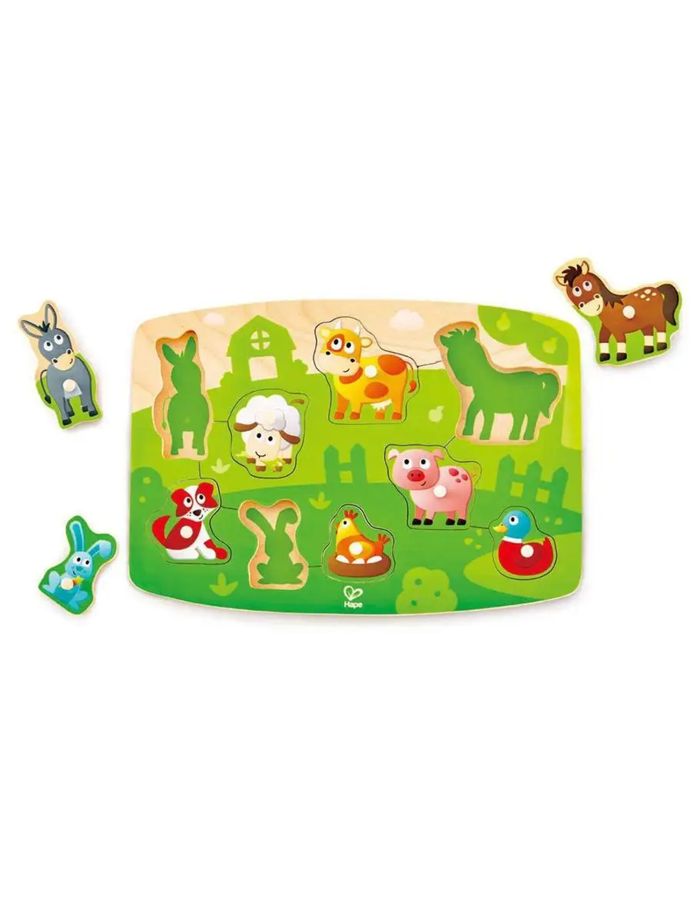 Игрушка вкладыш ферма  HAPE