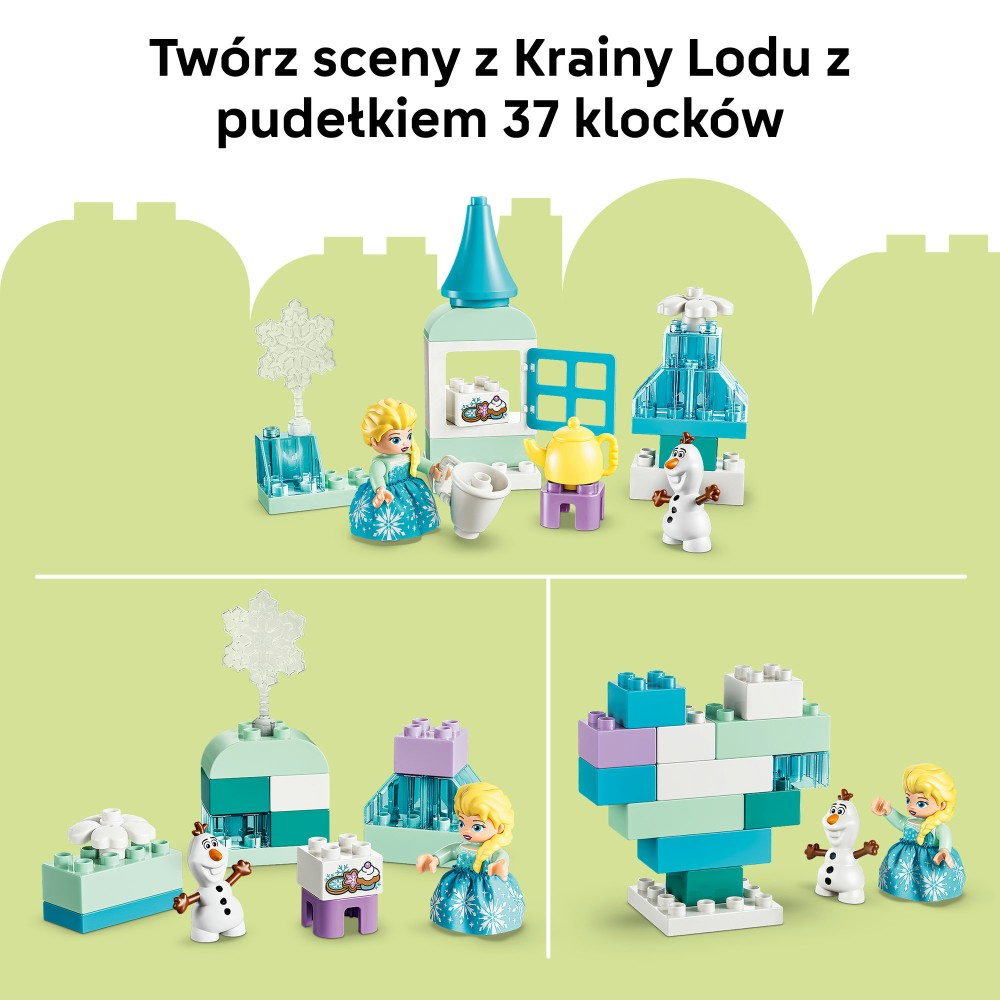 Конструктор LEGO DUPLO Disney 10462 Холодное сердце Творческое удовольствие с Эльзой и Олафом — фото 5