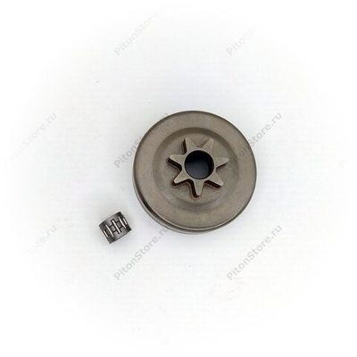 Корзина сцепления б/п Husqvarna 137/142/235/240 (0.325"-7, 64/13-мм, цельная, подшипник) [Китай]