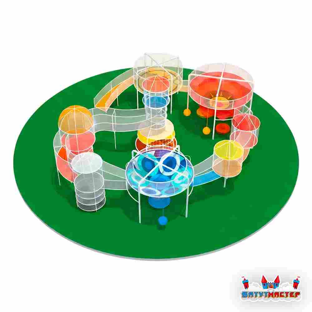 Канатная башня «Радужная Гавань», 25×25×10 м