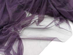 Бюстовая неэластичная сетка, Lauma, гортензия (темно-фиолетовый), Super Soft, (BSM-096)