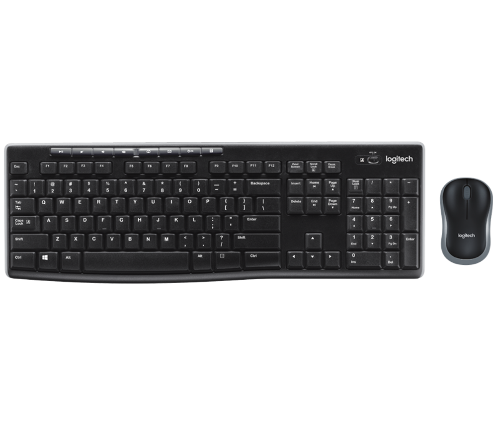 Беспроводной комплект клавиатура+мышь Logitech MK270