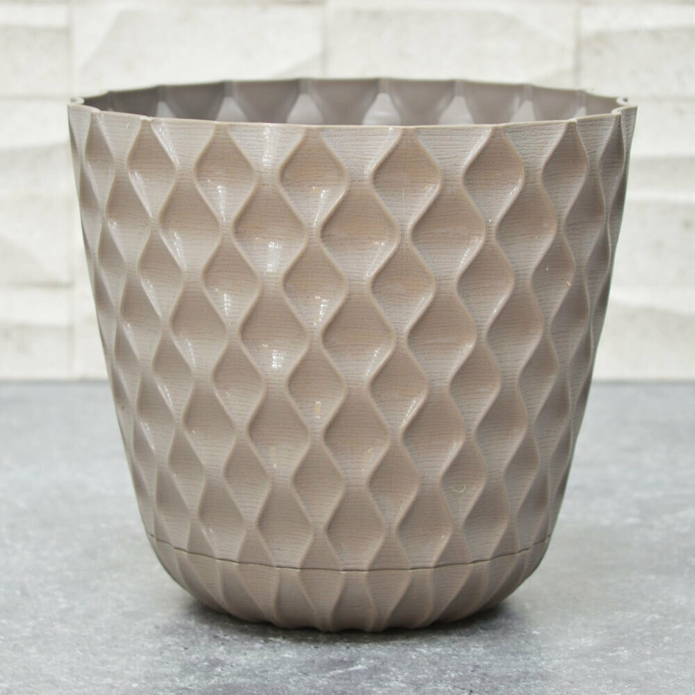 Горшок цветочный Wave 2,5л D175мм, французский платан