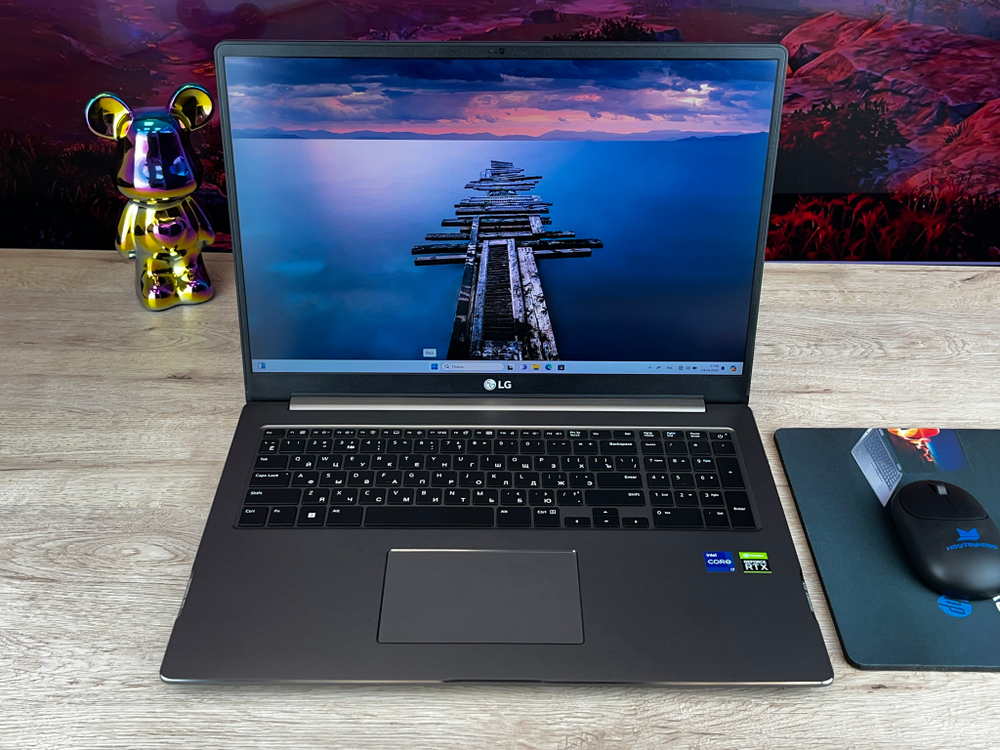 Ноутбук Intel LG GRAM 17 core i7-1260U, 17" 2560x1600 2К IPS, RAM 8GB SSD 256GB, Nvidia GeForce RTX 3050T 4GB, Windows 11