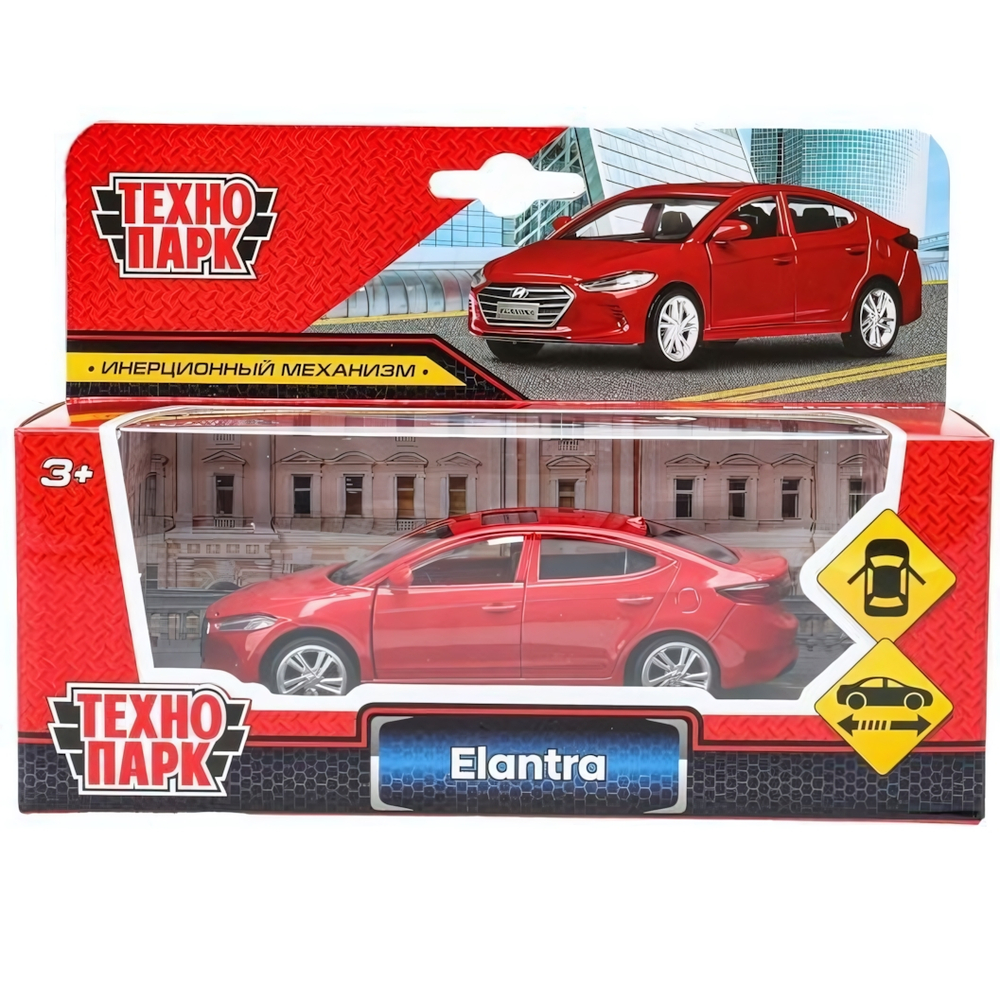 Модель ин. мет. "Hyundai Elantra" 11,4см. двери, коробка 67701R (Технопарк)