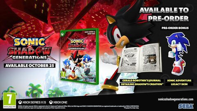 Игра Sonic X Shadow Generations Day 1 Edition (Русская версия) для Xbox One/Series X