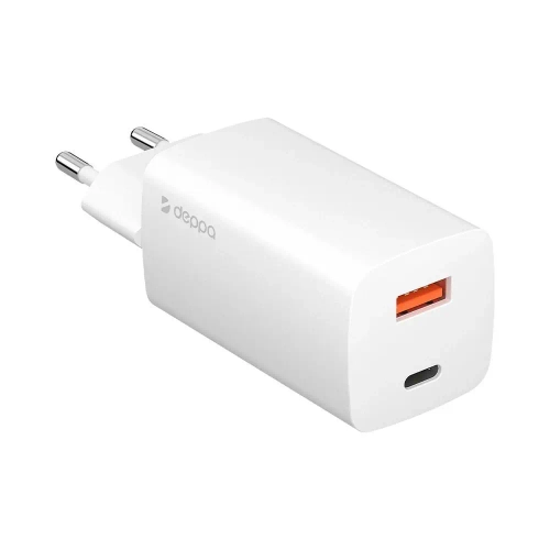 СЗУ USB-C + USB-A, PD 3.0, 65W, GaN Deppa