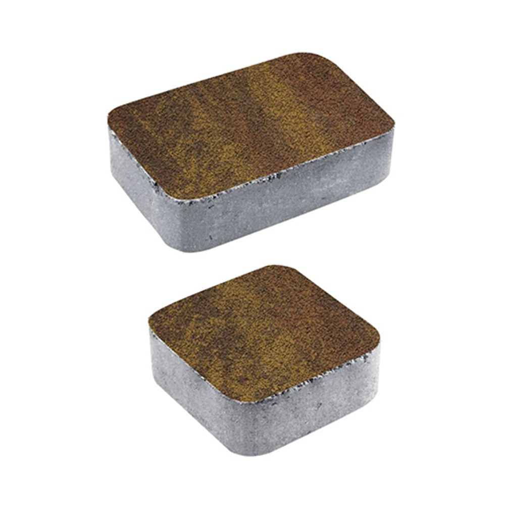 Тротуарная плитка КЛАССИКО - Листопад гранит Осень, комплект из 2 видов плит