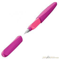 Перьевая ручка Pelikan Office Twist P457 сливовый неон с пером М (PL804189)
