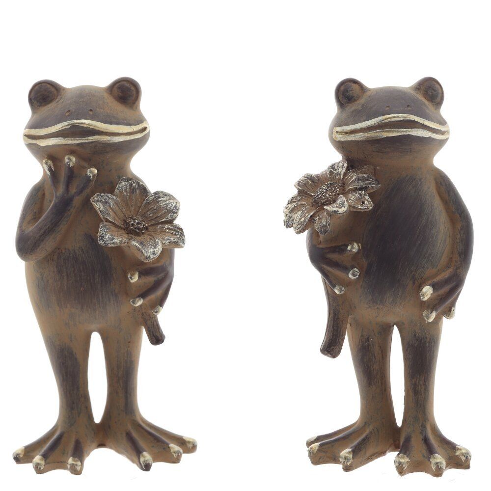 GAEM Фигурка декоративная "Лягушка", L7 W7 H15,5 см, 2в.