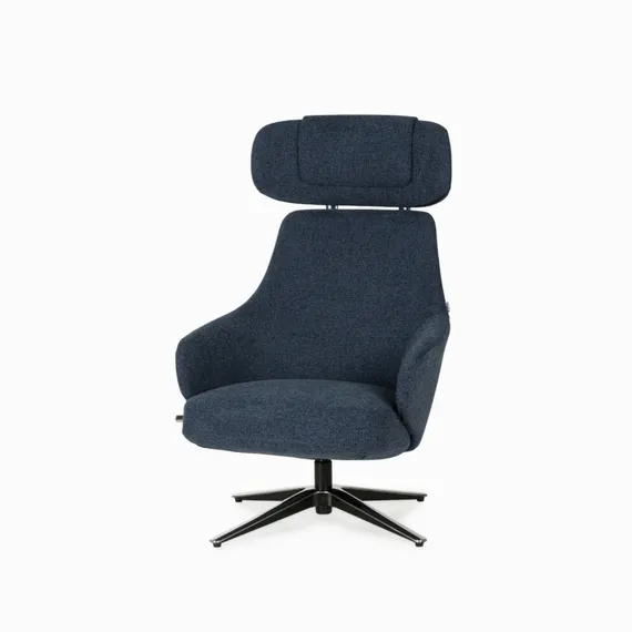 Кресло Stena синяя ткань