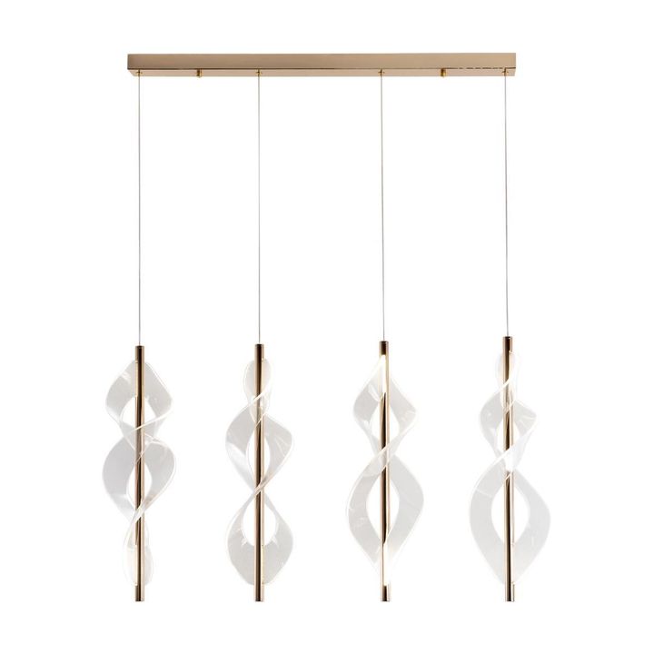 Подвесной светодиодный светильник Modelux Modestyle MS.3028.4 GD