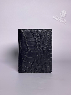 Обложка для паспорта Zilli из кожи крокодила