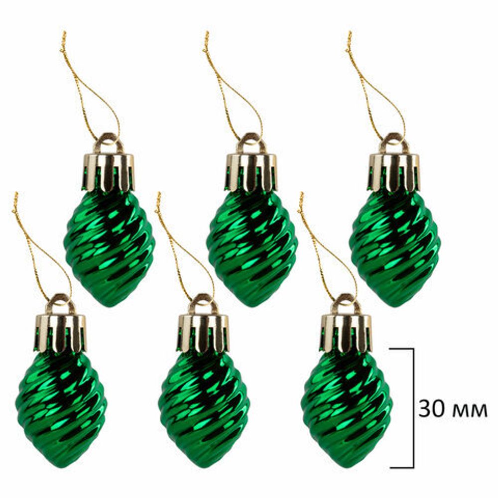 Шары ёлочные НАБОР 73 предмета, "Fairy House", красный/зеленый/белый, пластик, ЗОЛОТАЯ СКАЗКА, 592181