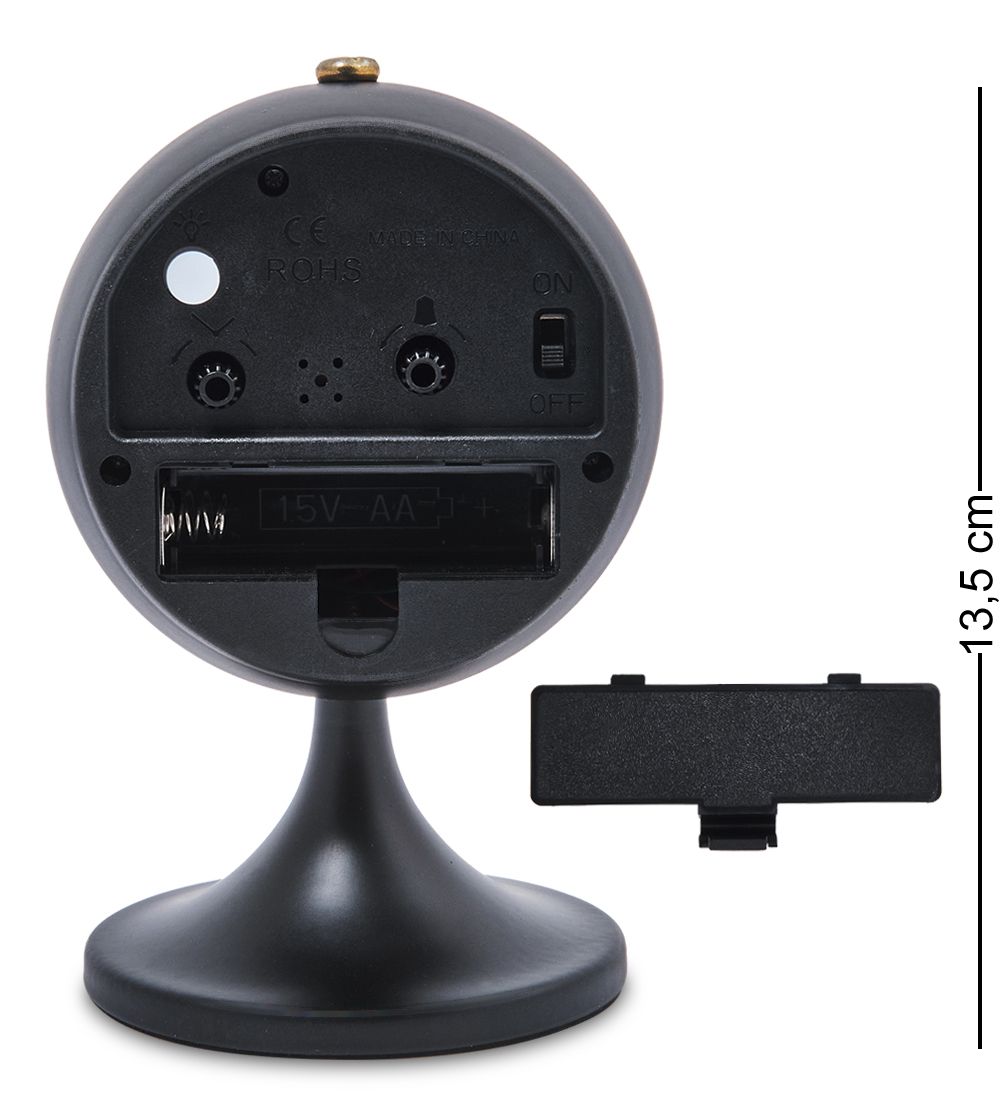 GAEM Art CL-72/2 Будильник «Шар» черный