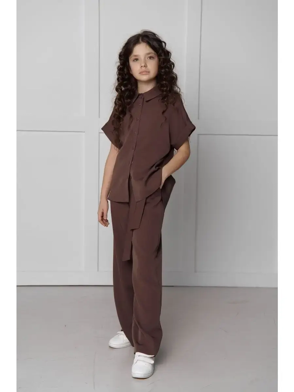 Костюм с брюками палаццо