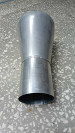 Оголовок для трубы-сендвич д.200/120 L=400мм оц сталь