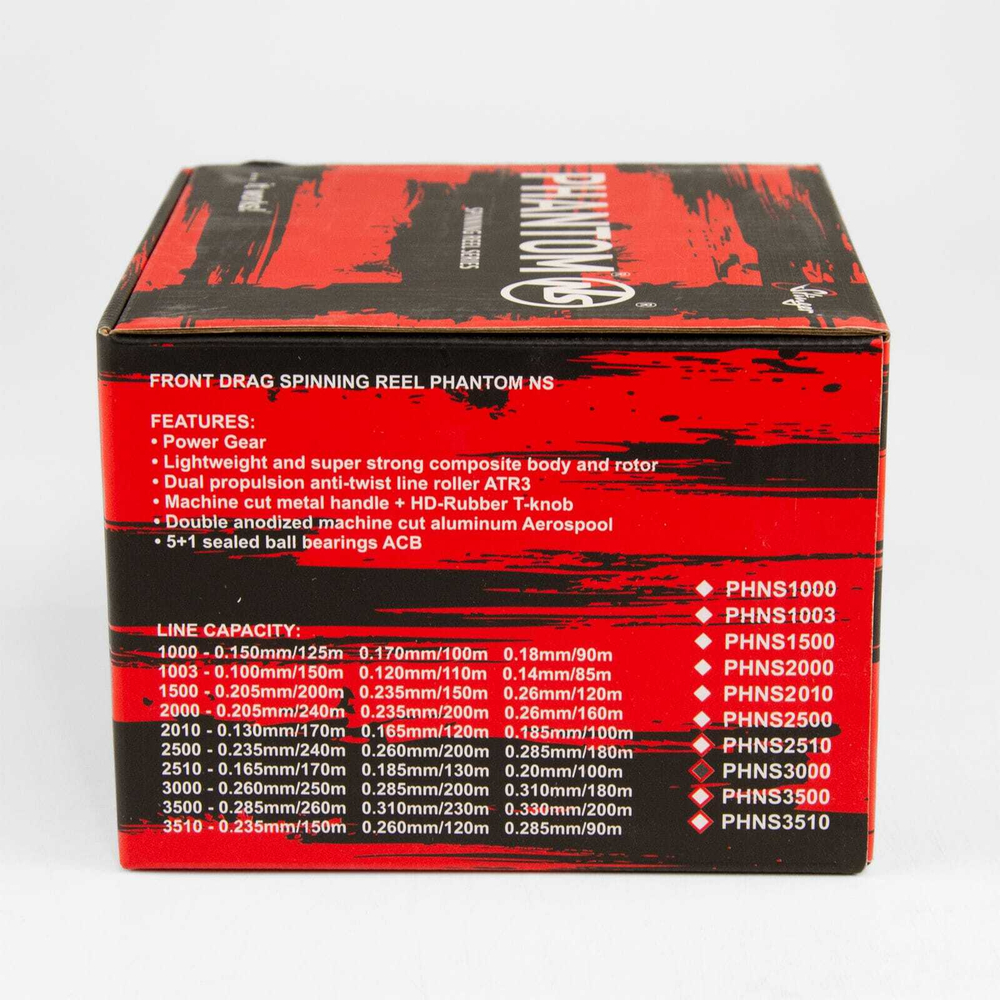 Катушка безынерционная Stinger Phantom NS 3000 (5+1BB, мет. шпуля)