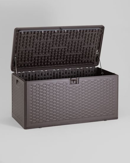 Стол-сундук Кейт пластик 110*55 см 276 л коричневый