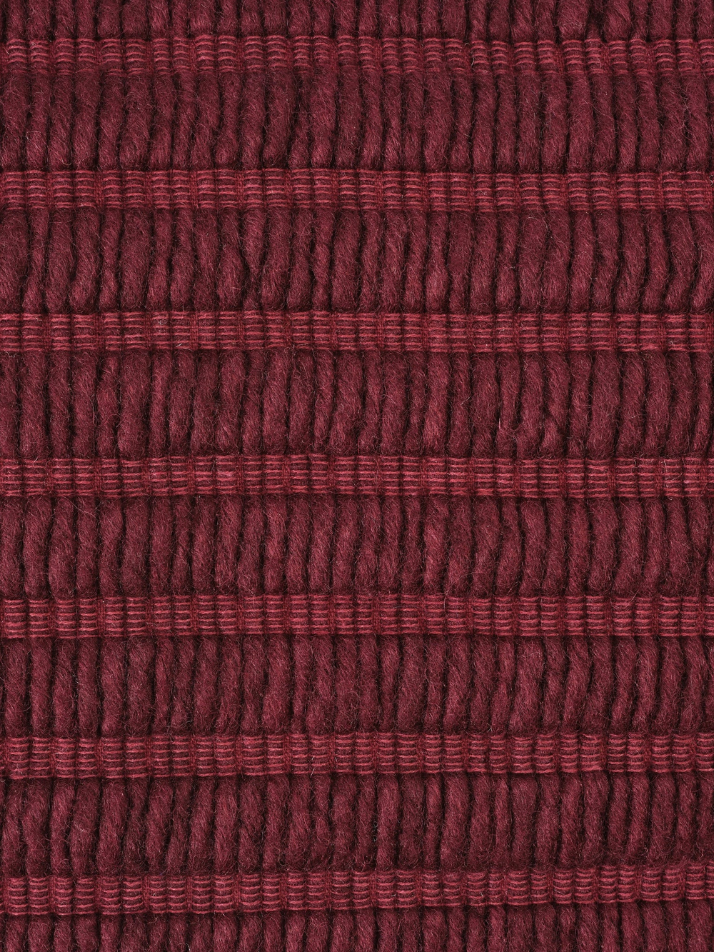 Подушка Ridge 45x45 cm Burgundy Cotton Wool-Mix
