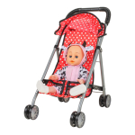 Коляска для кукол сидячая, пакет 894-2