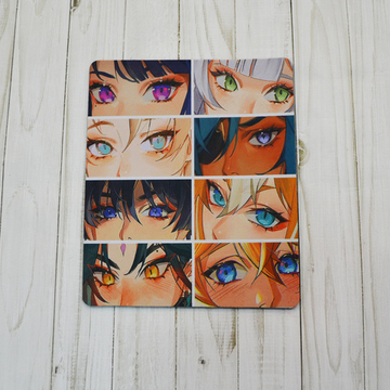 Коврик для мыши "Genshin Impact / Геншин - глаза"