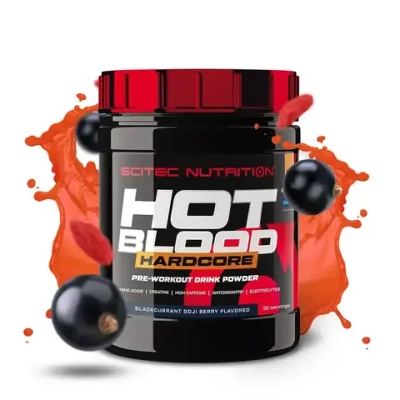 Предтрен Scitec Nutrition Hot Blood Hardcore 375 г ежевика