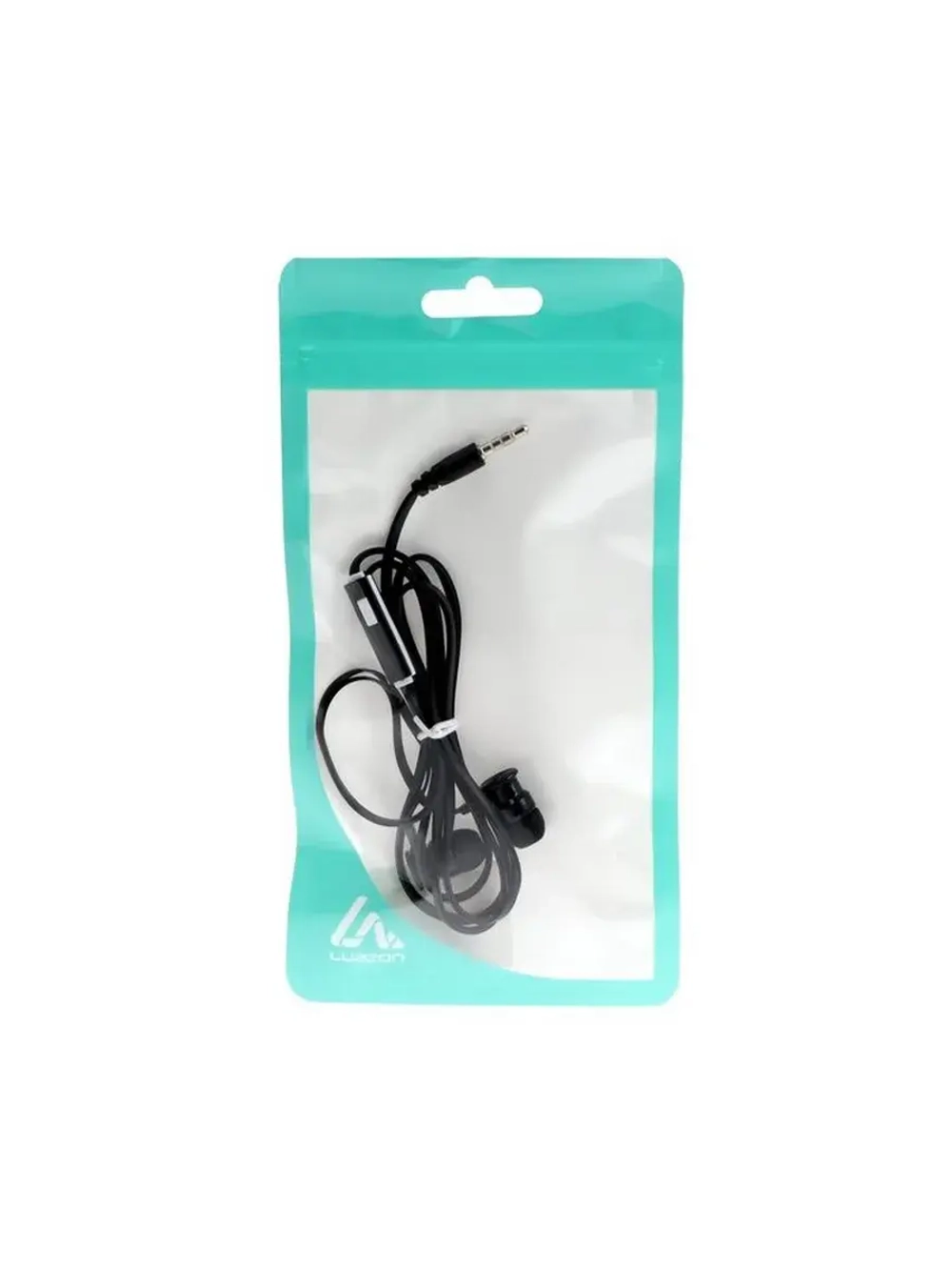 Наушники Luazon W-16, вакуумные, микрофон, плоский провод, к