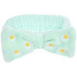 Повязка на голову «New collection Vostok - Ромашки», цвет сиреневый и голубой, 20*6см ( упаковка белый ZIP пакет )