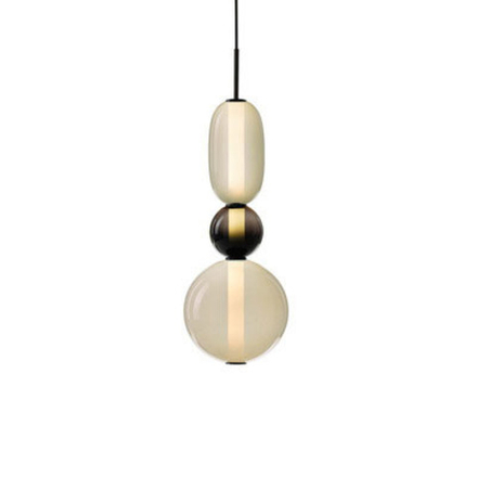Pendant design lamp  Pebbles by Bomma (3 lampshade ,  White,  Black)