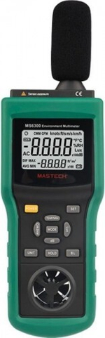 Тестер окружающей среды MASTECH MS6300 многофункциональный 13-1250