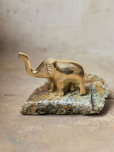 Индия Статуэтка из латуни Слон №2