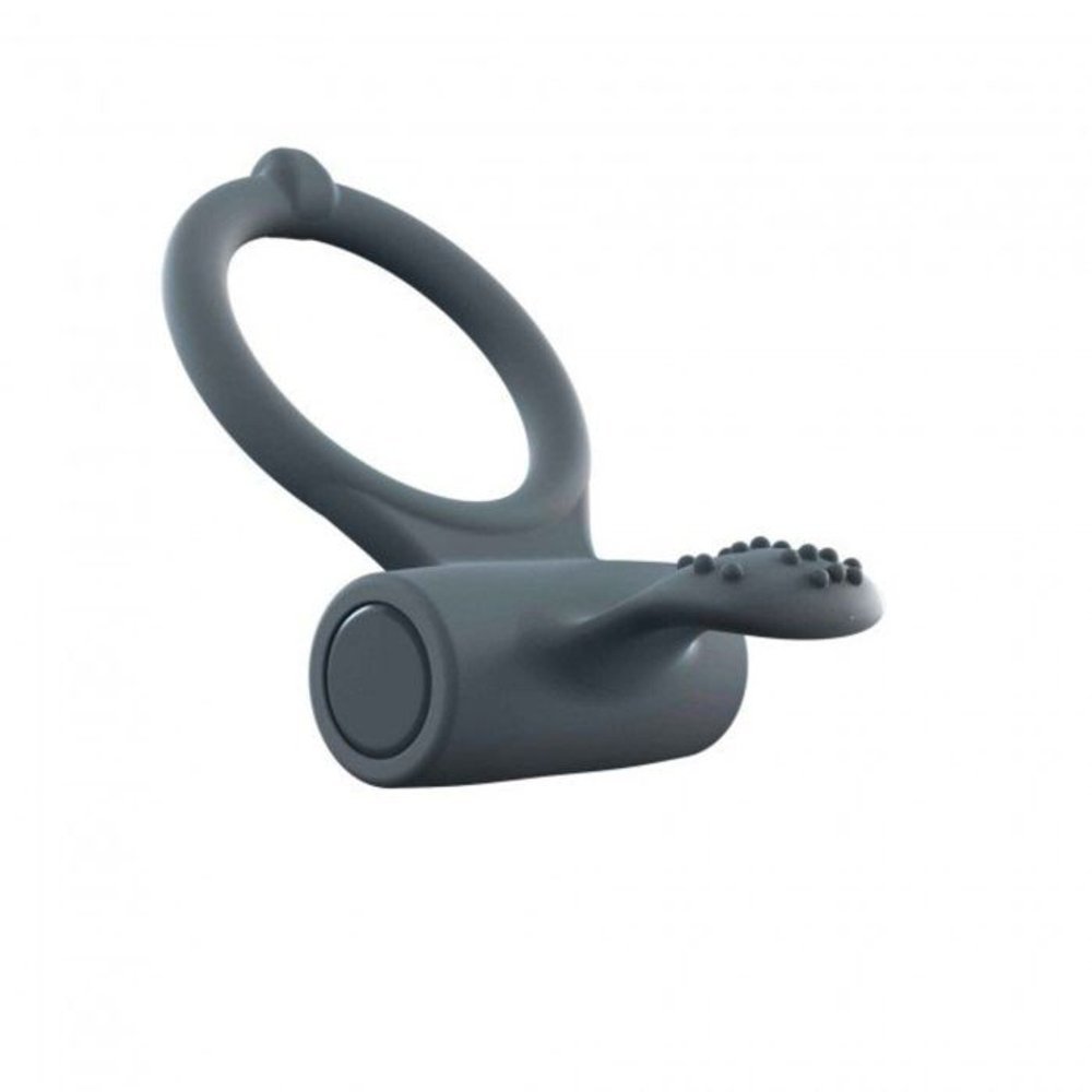 Эрекционное кольцо Dorcel POWER CLIT+, на аккумуляторе, с вибрацией, силикон, 3 режима