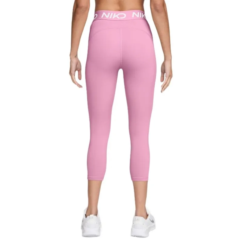 Женские леггинсы Nike Pro 365 Tight - pink rise/white