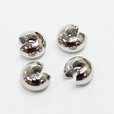 Кримп коверы люкс родированные 4мм